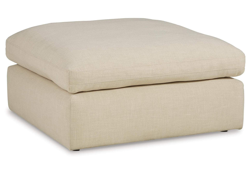 Elyza Oversized Accent Ottoman angled view