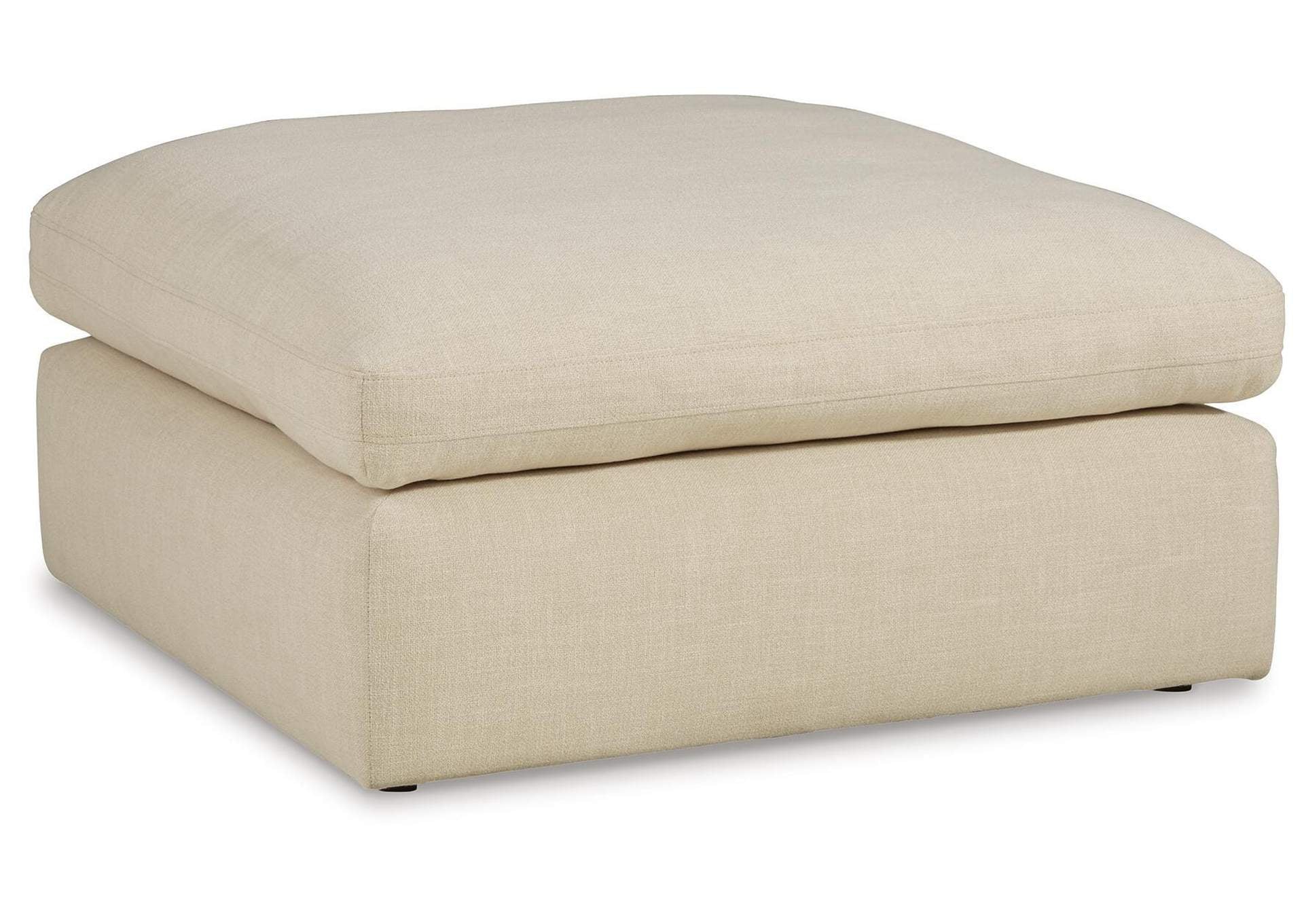Elyza Oversized Accent Ottoman angled view
