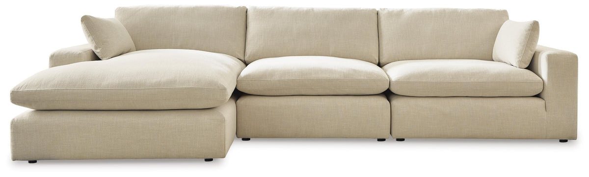 Elyza sectional, 3-Piece Sectional with Chaise · Left-Facing Chaise · 143 × 68 × 36 in, view 2