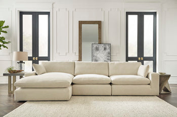 Elyza sectional, 3-Piece Sectional with Chaise · Left-Facing Chaise · 143 × 68 × 36 in, view 1