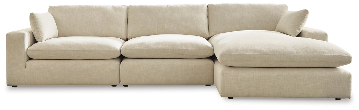 Elyza sectional, 3-Piece Sectional with Chaise · Right-Facing Chaise · 143 × 68 × 36 in, view 2