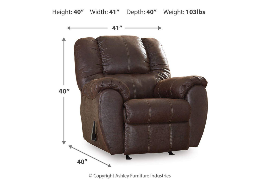McGann Recliner dimensions