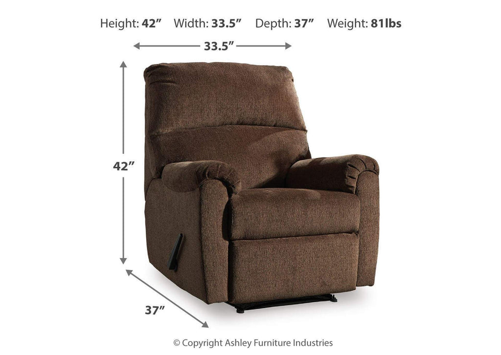 Nerviano Recliner dimensions