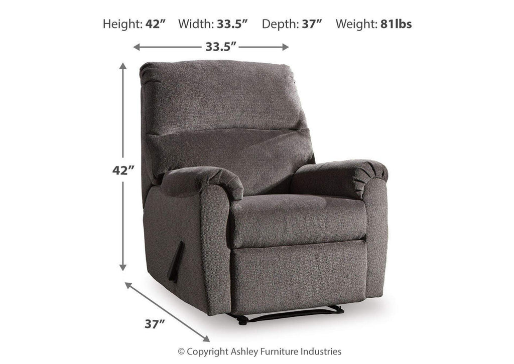 Nerviano Recliner dimensions