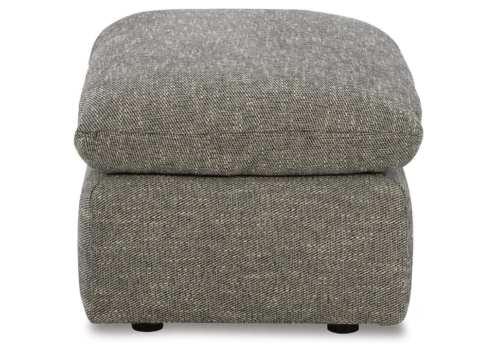 Dramatic Chair and Ottoman side view