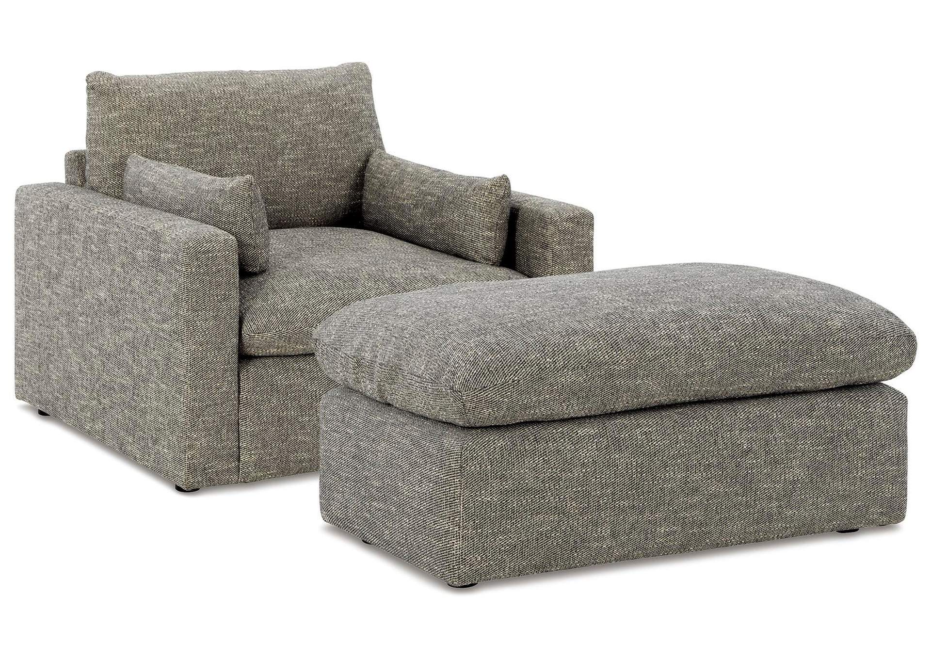 Dramatic Chair and Ottoman