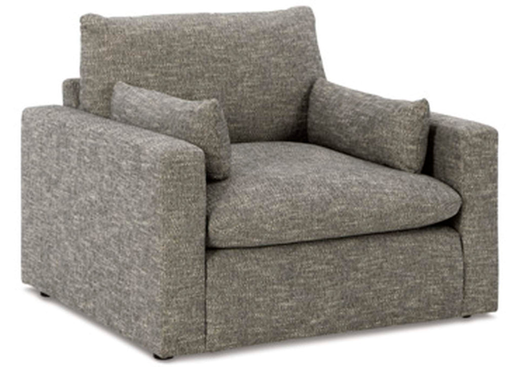 Dramatic Oversized Chair angled view