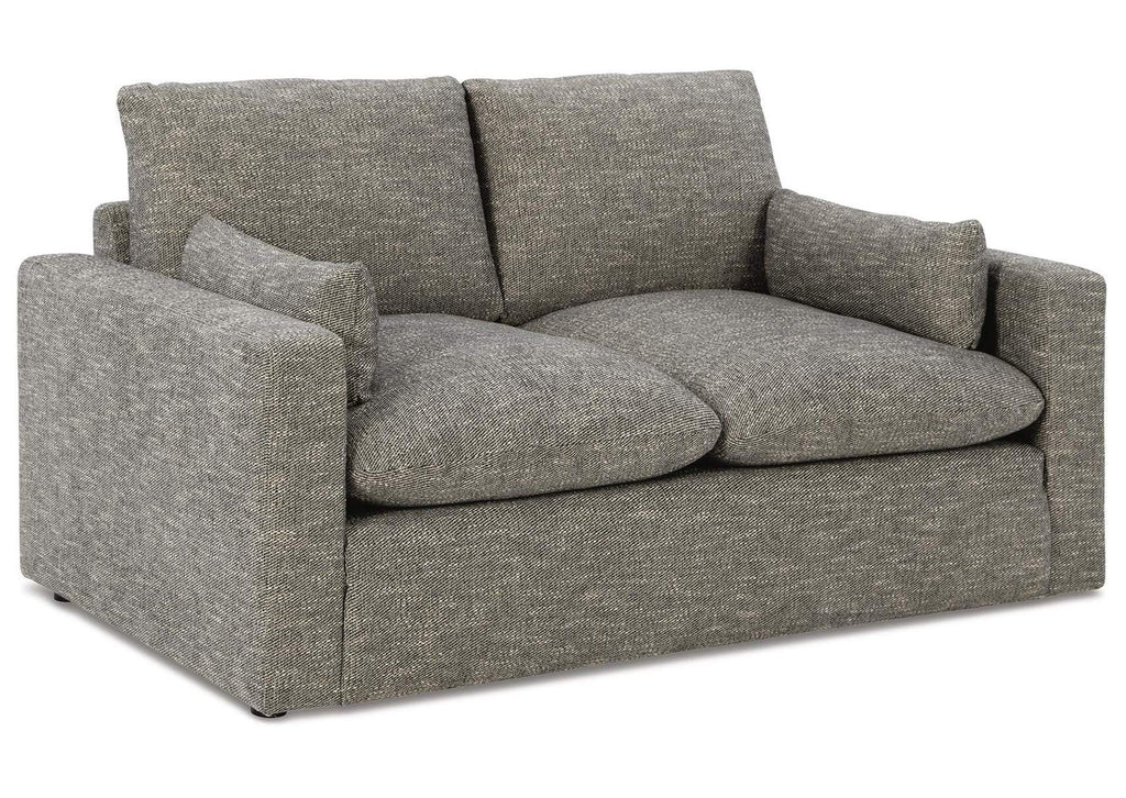 Dramatic Sofa, Loveseat, Chair and Ottoman angled view