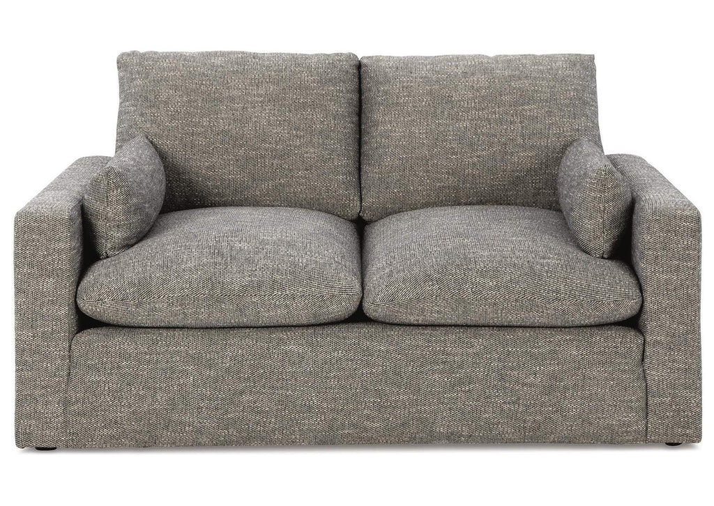 Dramatic Sofa, Loveseat, Chair and Ottoman front view