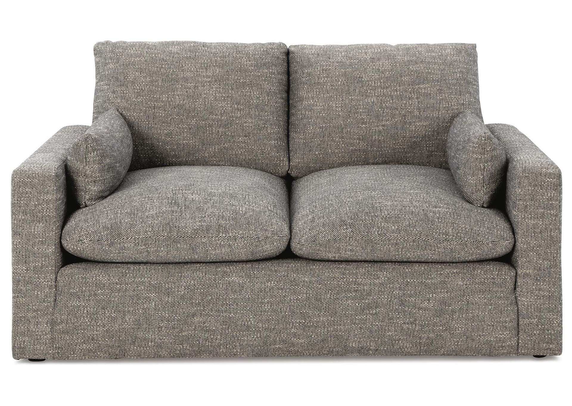 Dramatic Sofa, Loveseat, Chair and Ottoman front view