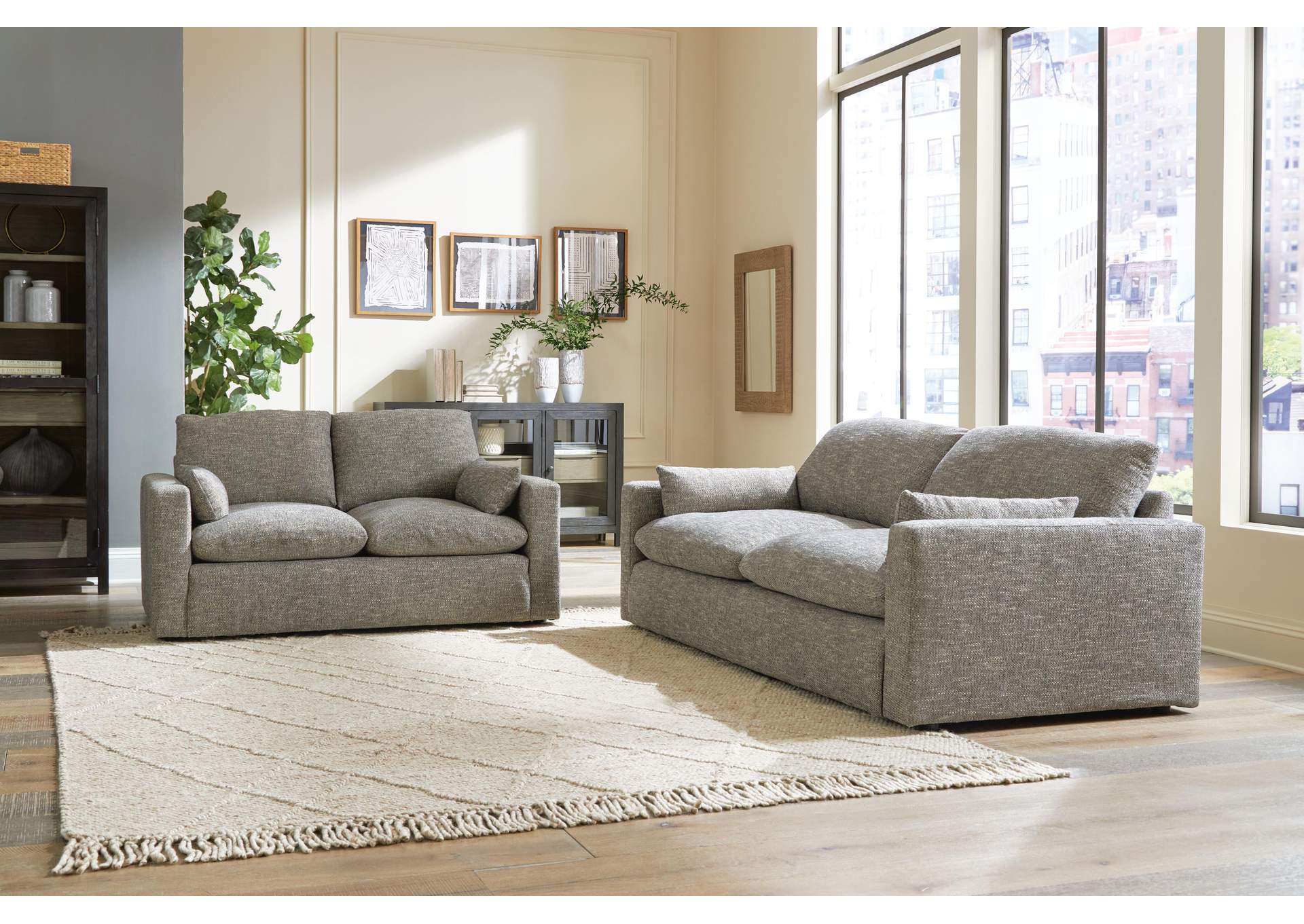 Dramatic Sofa, Loveseat, Chair and Ottoman