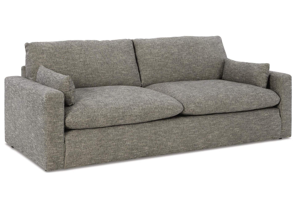 Dramatic Sofa, Loveseat, Chair and Ottoman angled view