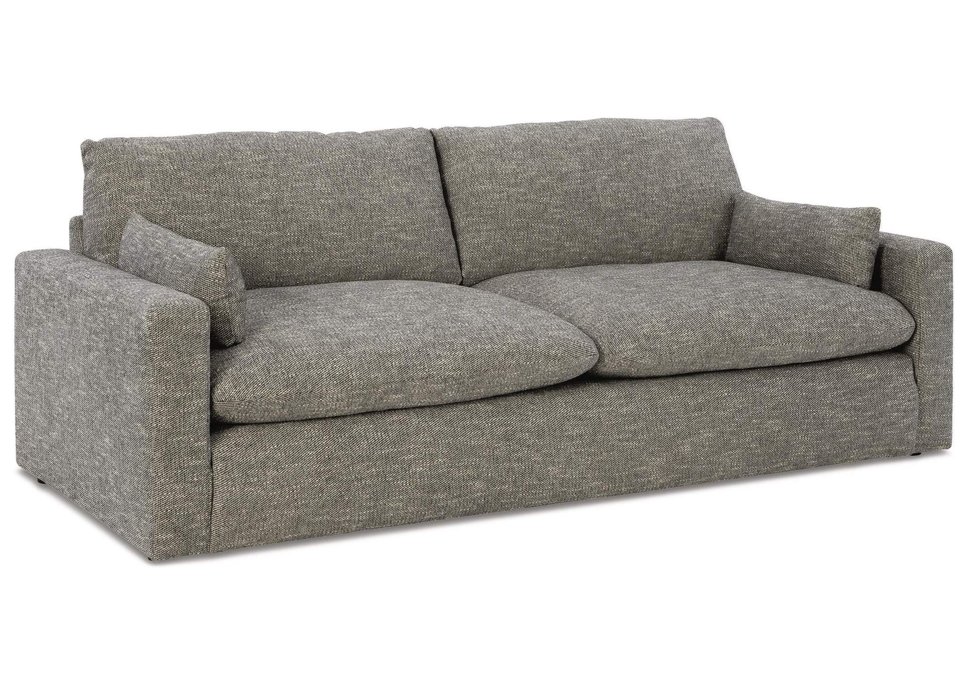 Dramatic Sofa, Loveseat, Chair and Ottoman angled view