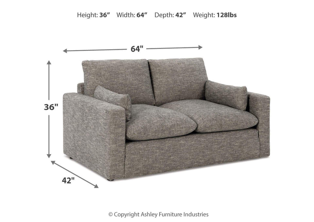Dramatic Loveseat dimensions