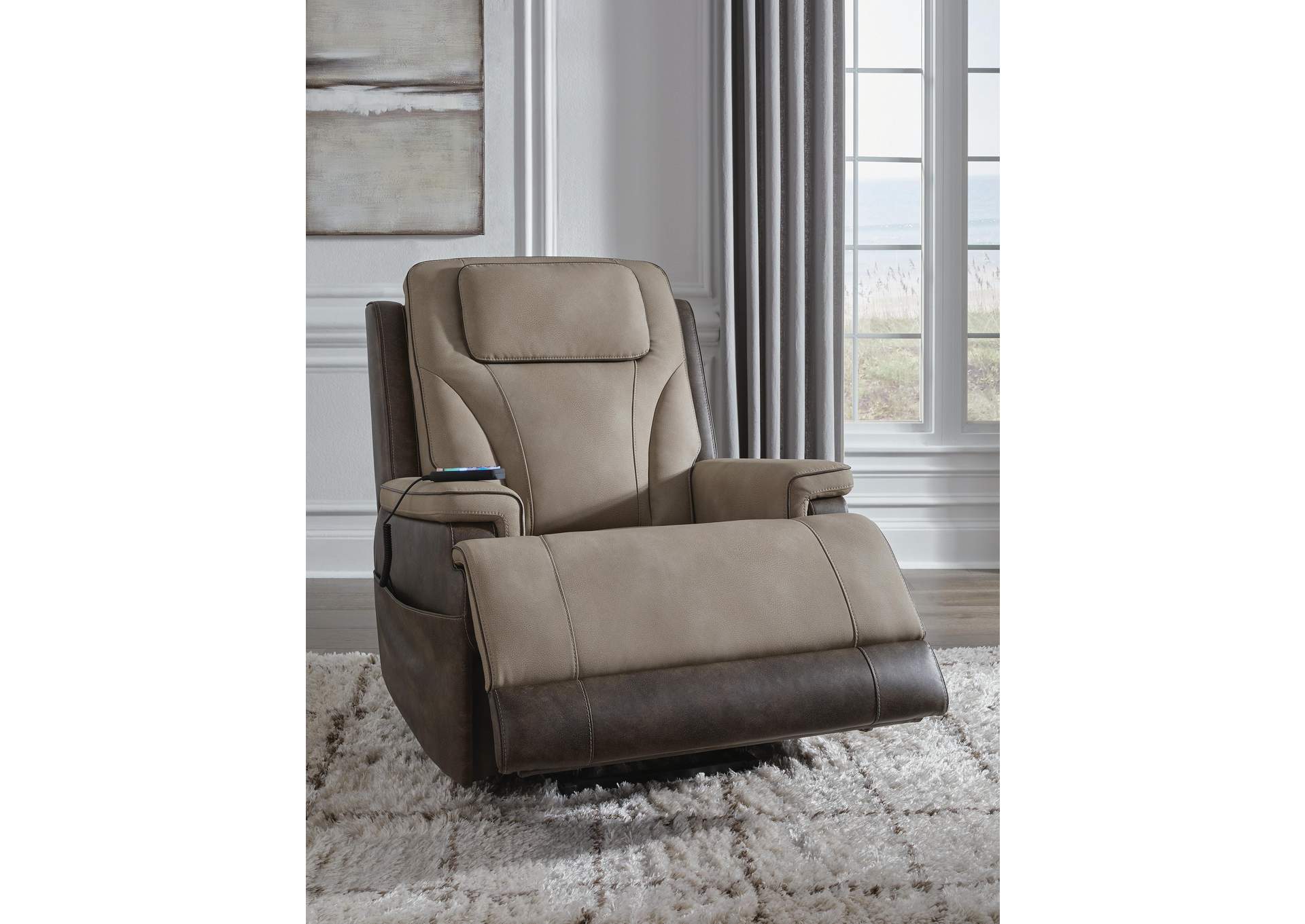 4Z-Peaceful Pause Power Lift Recliner angled view