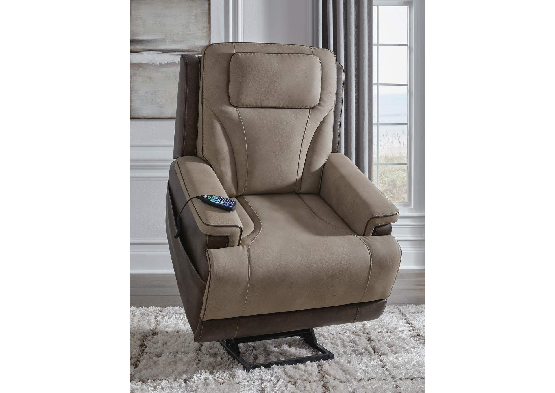 4Z-Peaceful Pause Power Lift Recliner angled view