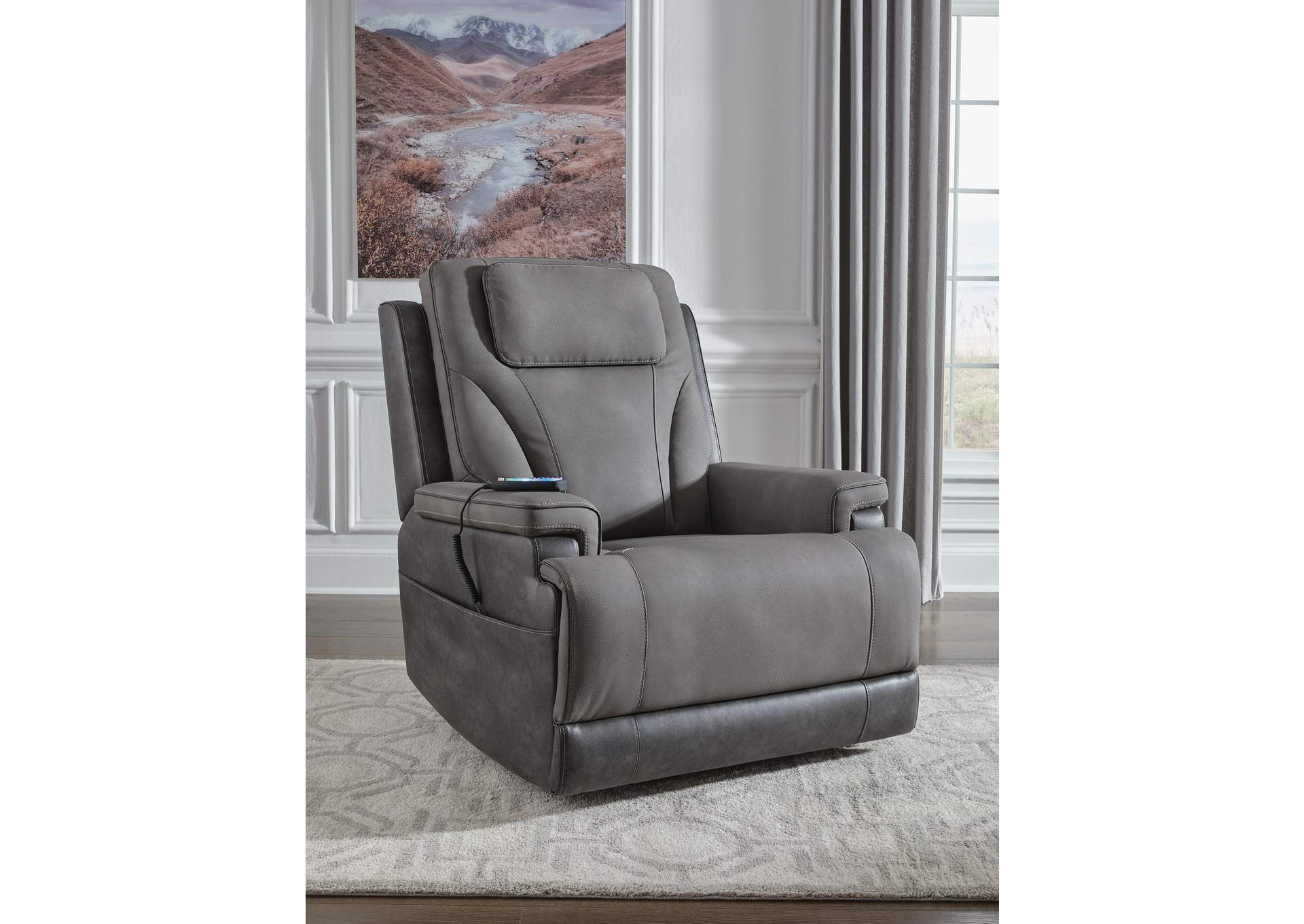 4Z-Peaceful Pause Power Lift Recliner angled view