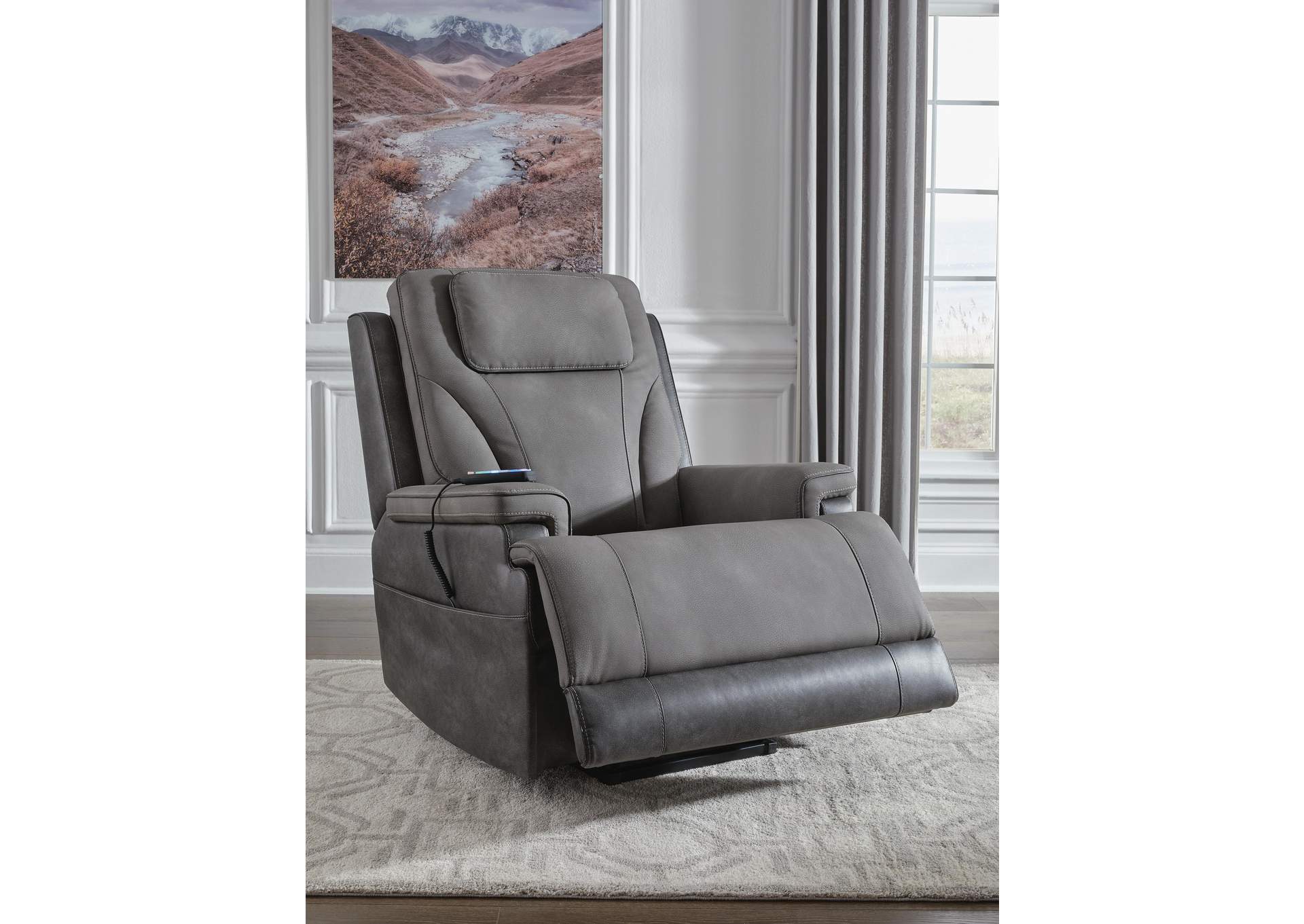4Z-Peaceful Pause Power Lift Recliner angled view