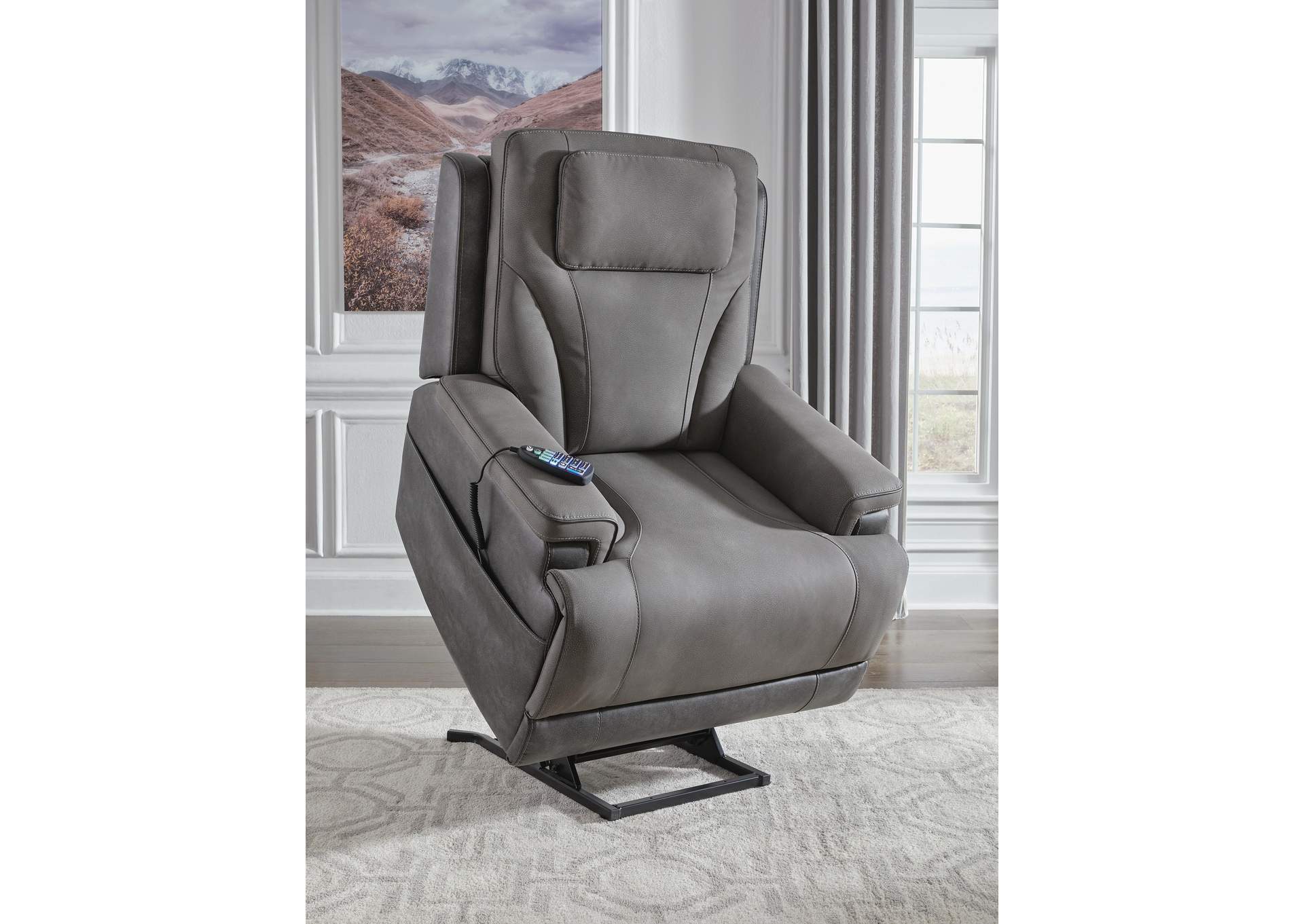 4Z-Peaceful Pause Power Lift Recliner angled view