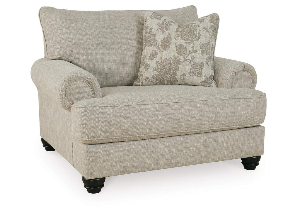 Asanti Sofa, Loveseat, Chair and Ottoman angled view