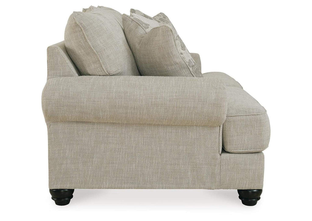 Asanti Sofa, Loveseat, Chair and Ottoman side view
