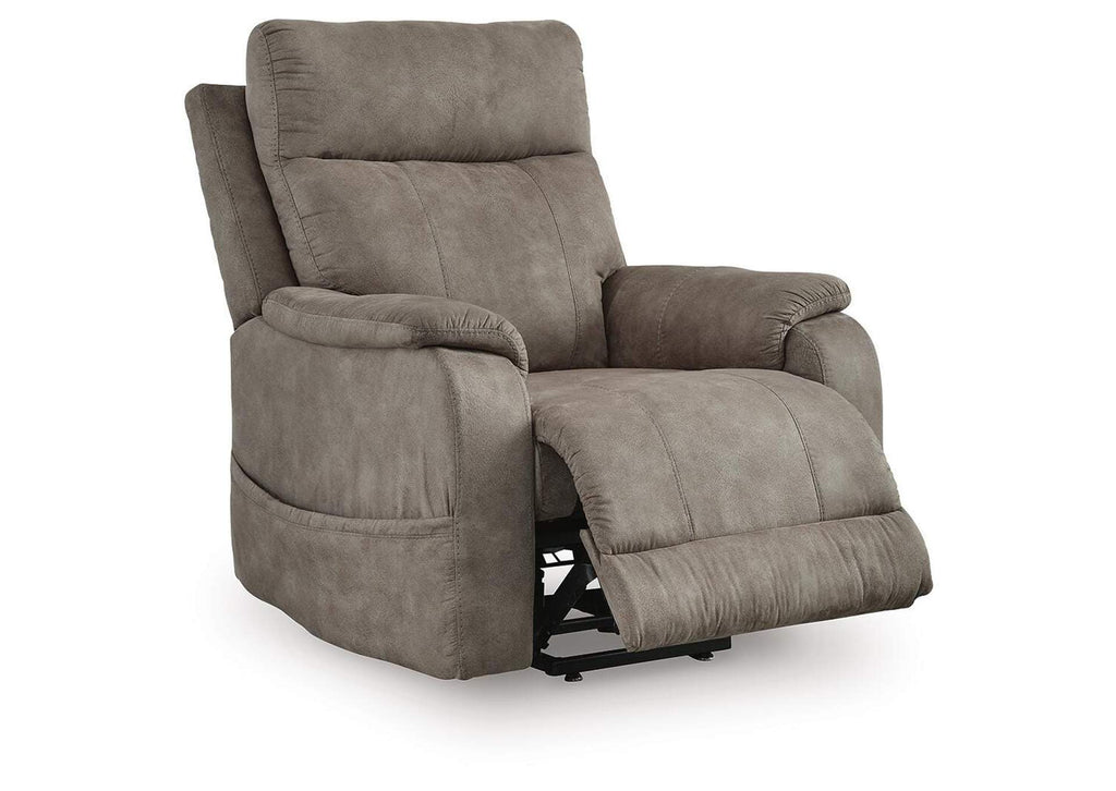 Crestmeade Power Lift Recliner angled view