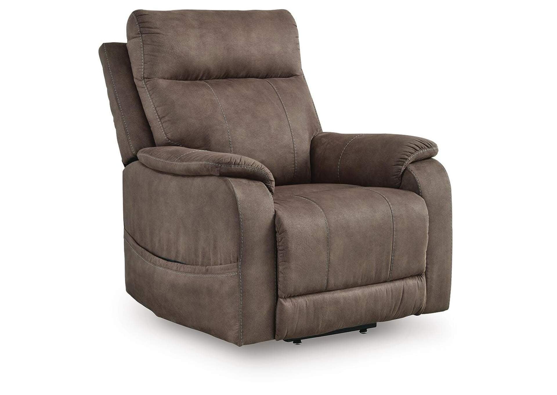 Crestmeade Power Lift Recliner angled view