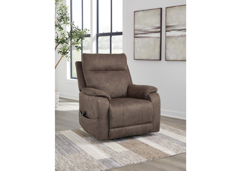 Crestmeade Power Lift Recliner angled view