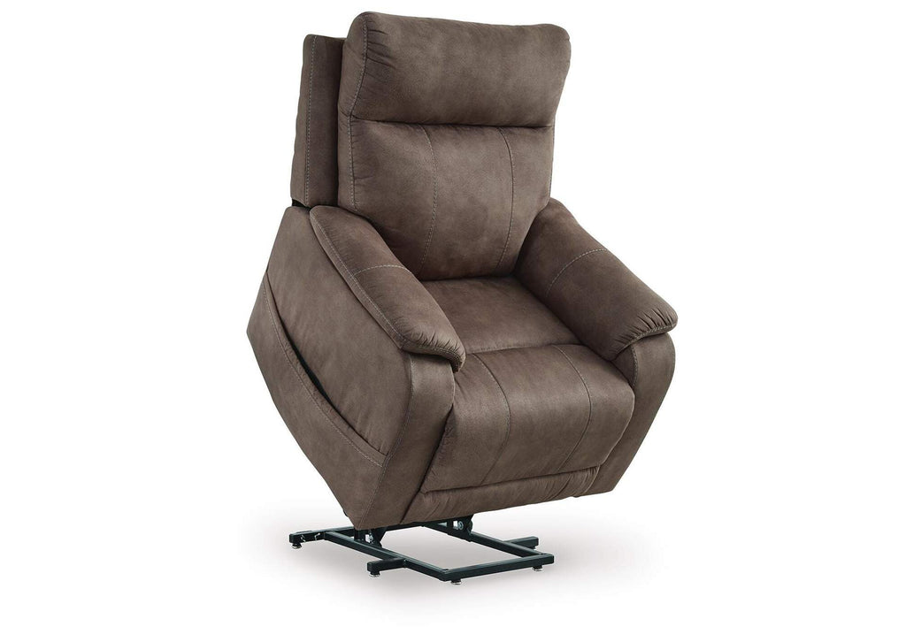 Crestmeade Power Lift Recliner angled view