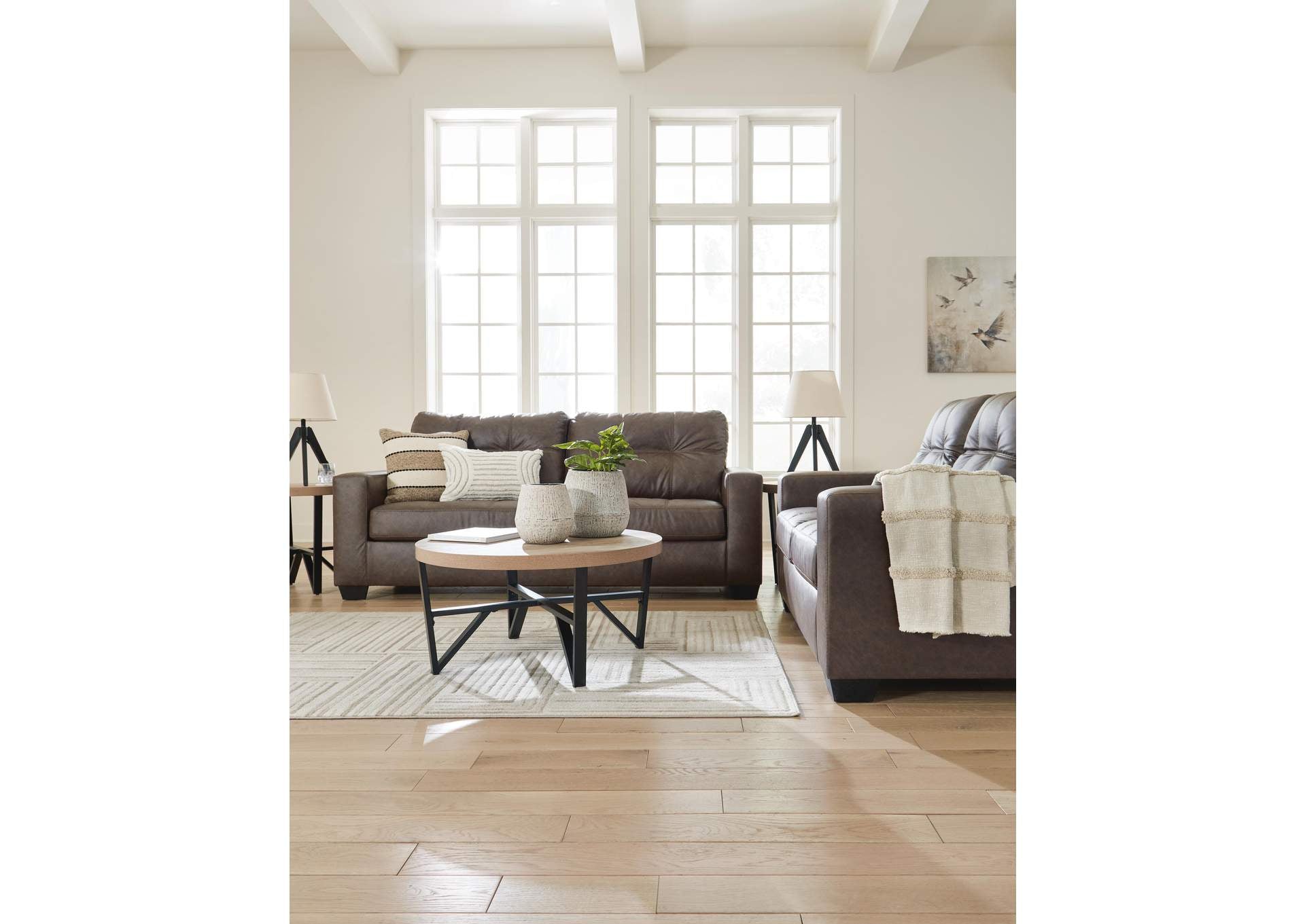Barlin Mills Sofa and Loveseat