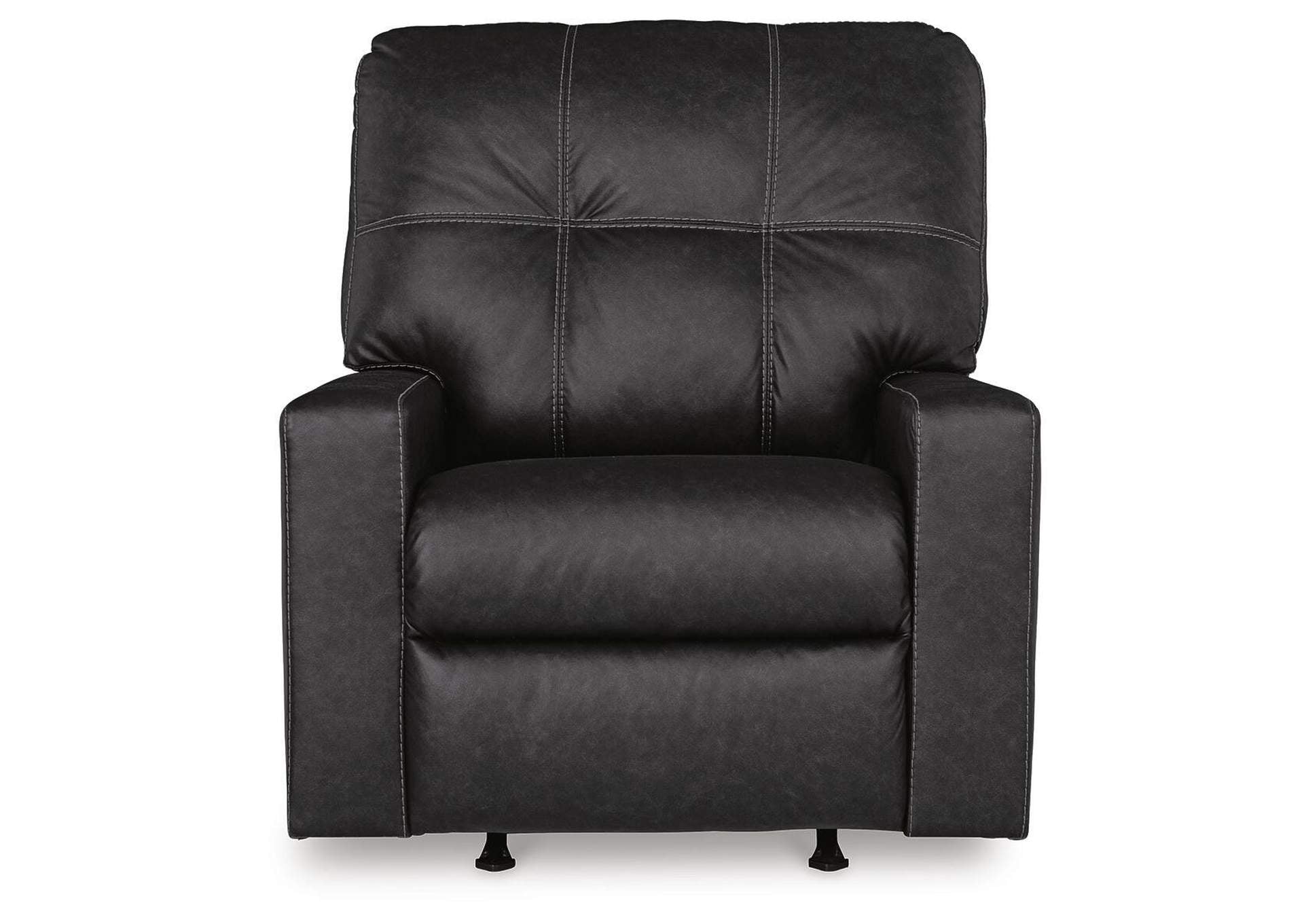Barlin Mills Sofa, Loveseat and Recliner front view