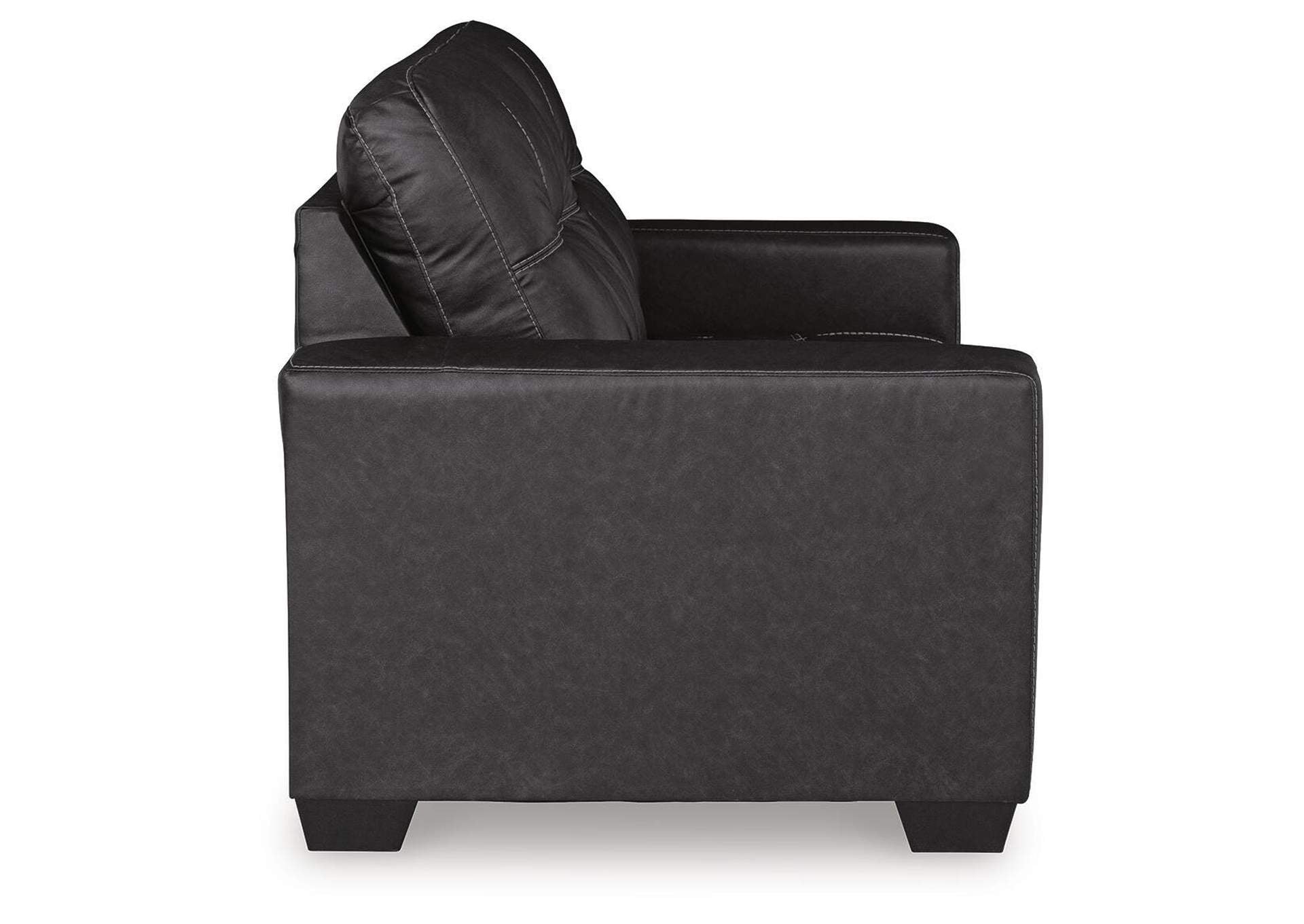 Barlin Mills Loveseat side view