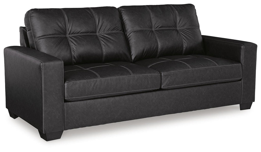 Barlin Mills Queen Sofa Sleeper in Carbon, angle view