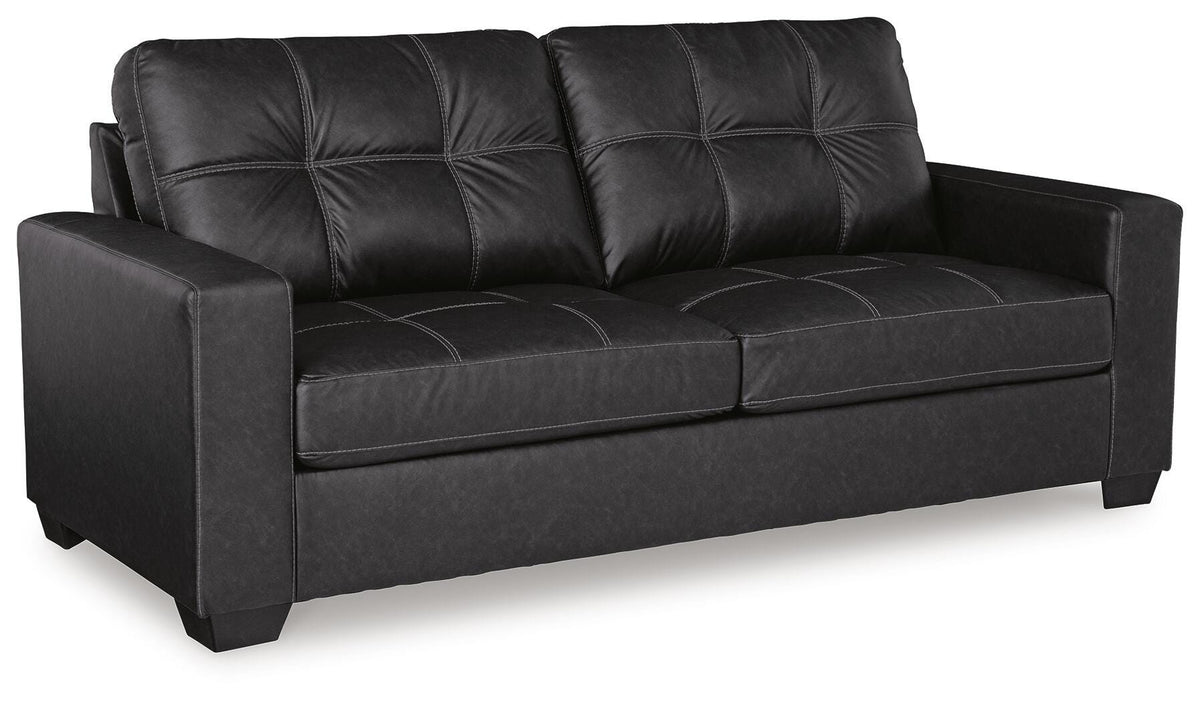 Barlin Mills Queen Sofa Sleeper in Carbon, angle view