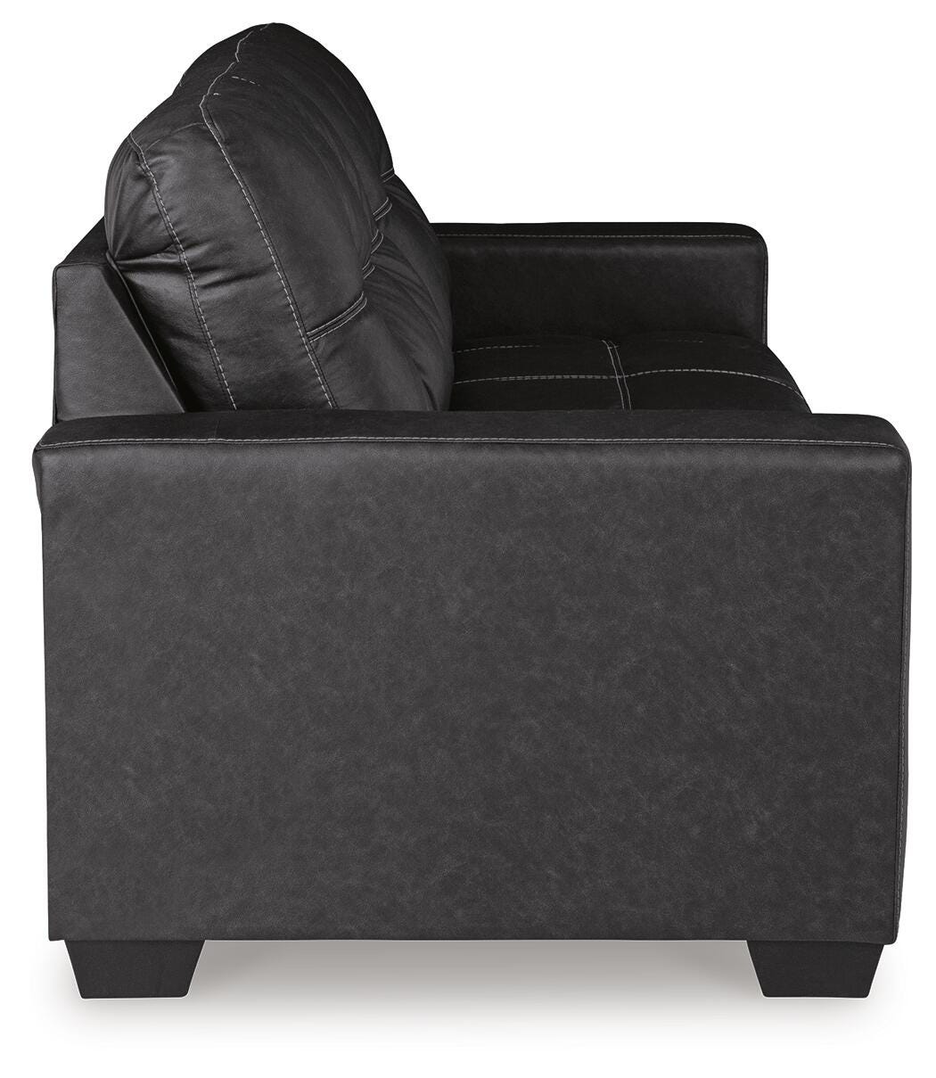 Barlin Mills Queen Sofa Sleeper in Carbon, side view