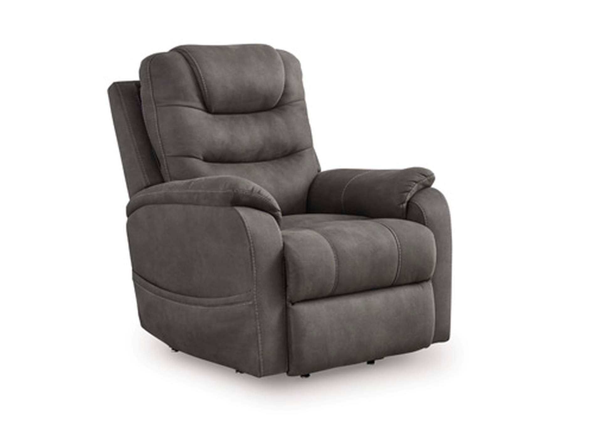 Snowfield Power Lift Recliner angled view