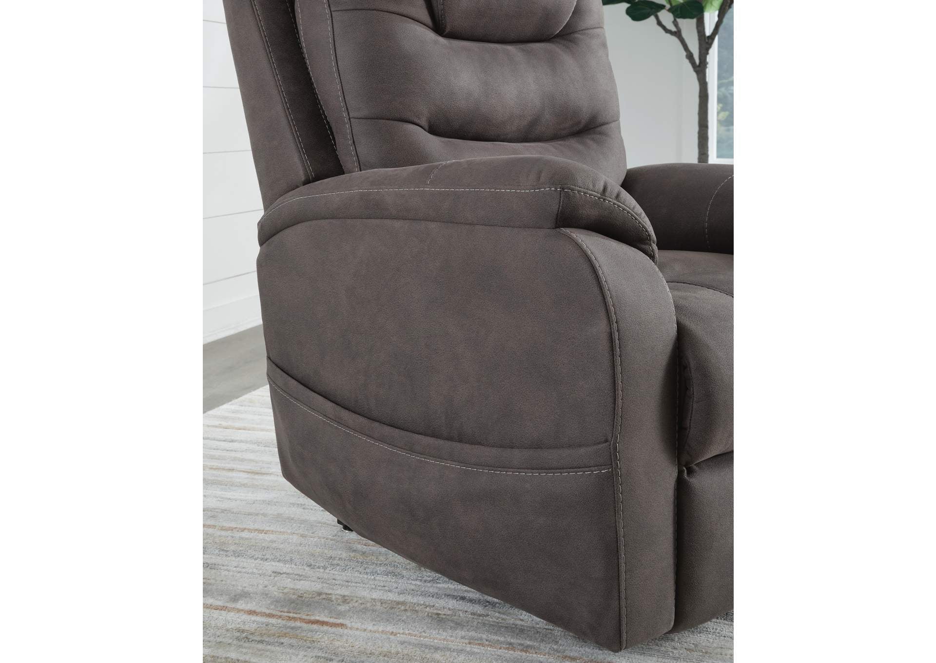 Snowfield Power Lift Recliner detail