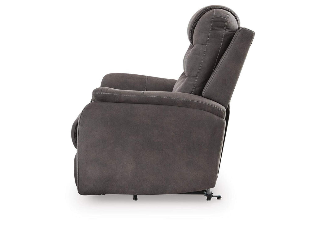 Snowfield Power Lift Recliner side view