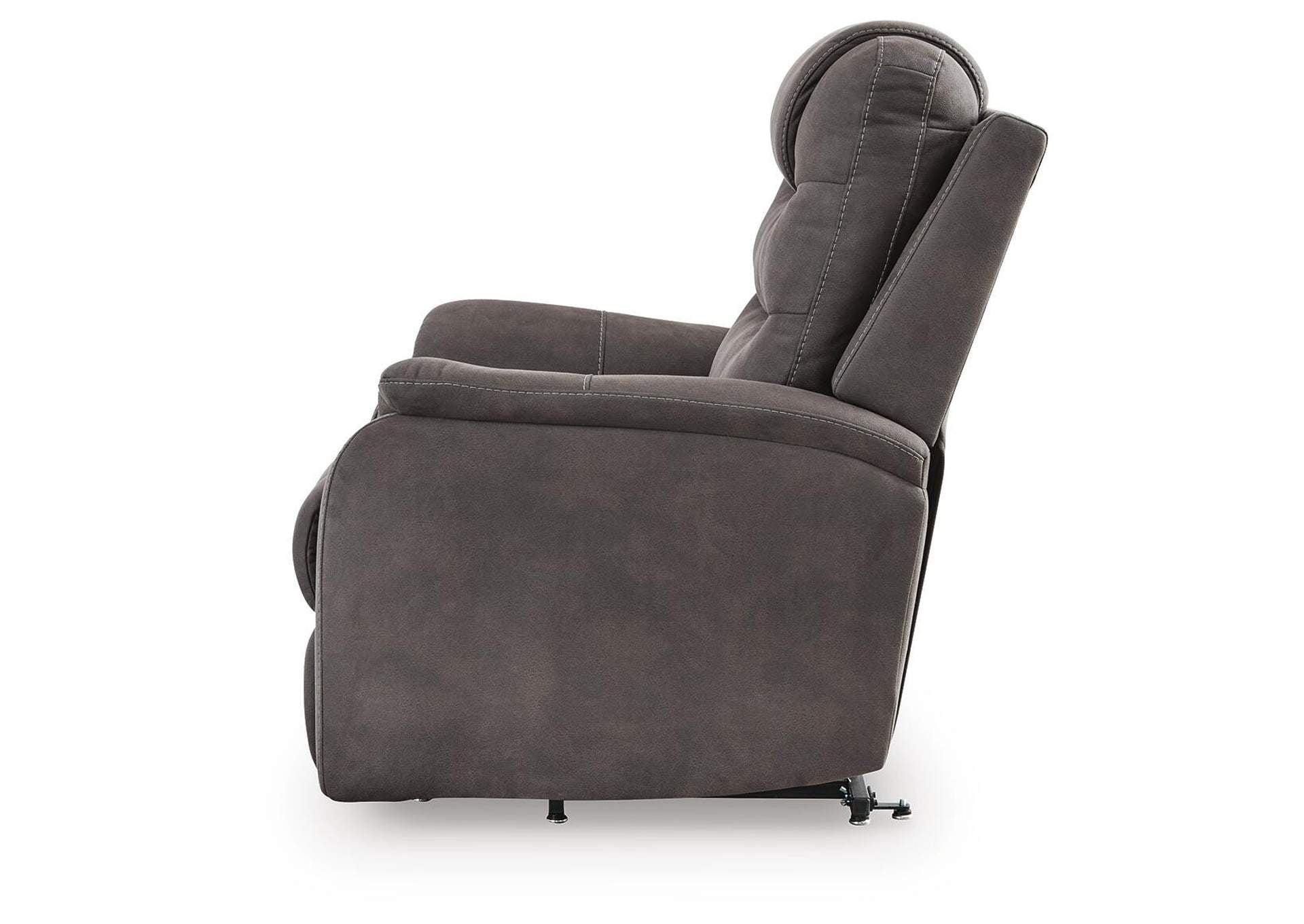 Snowfield Power Lift Recliner side view