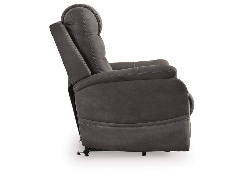 Snowfield Power Lift Recliner side view