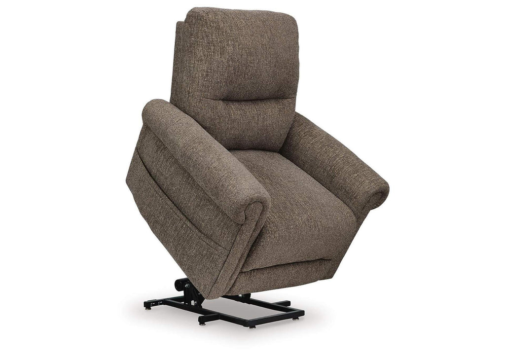 Aureta Power Lift Recliner angled view