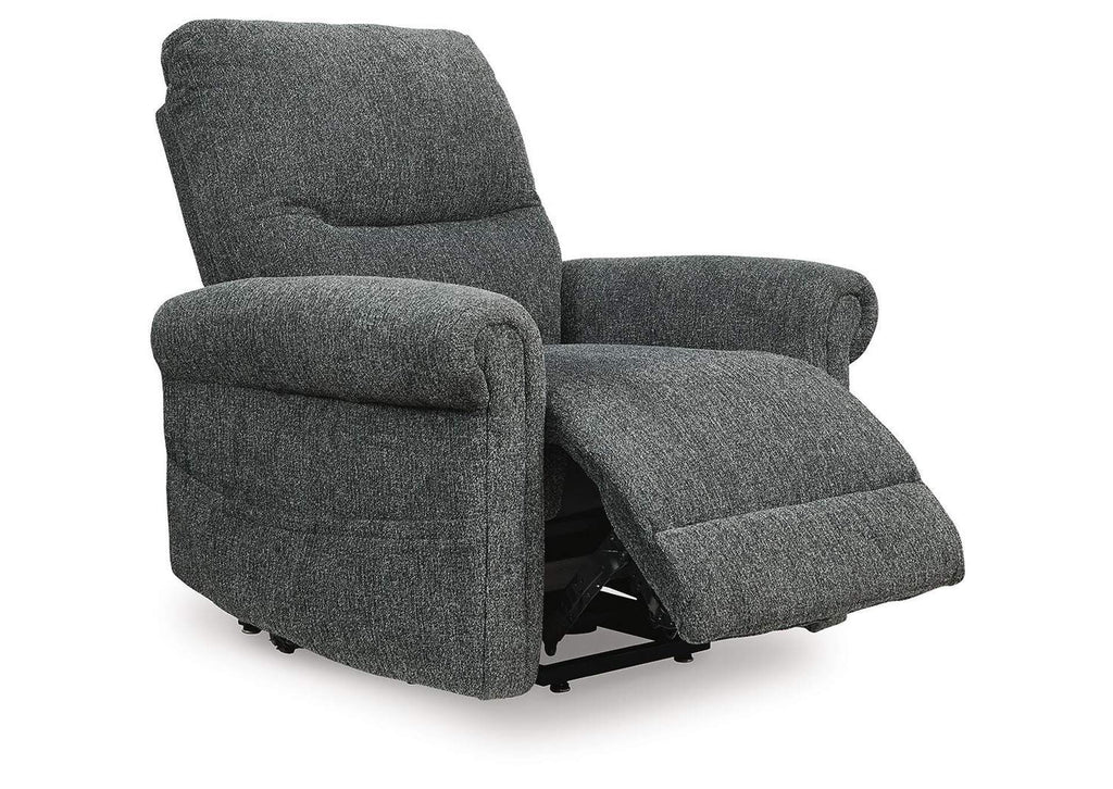 Aureta Power Lift Recliner angled view
