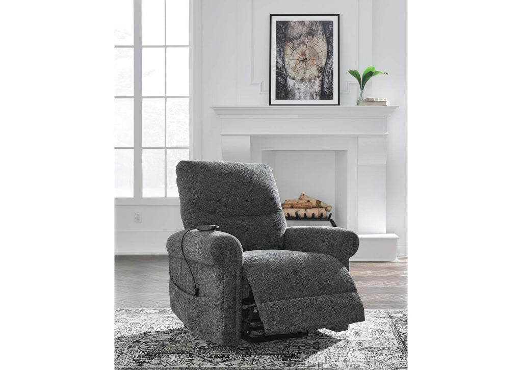 Aureta Power Lift Recliner angled view