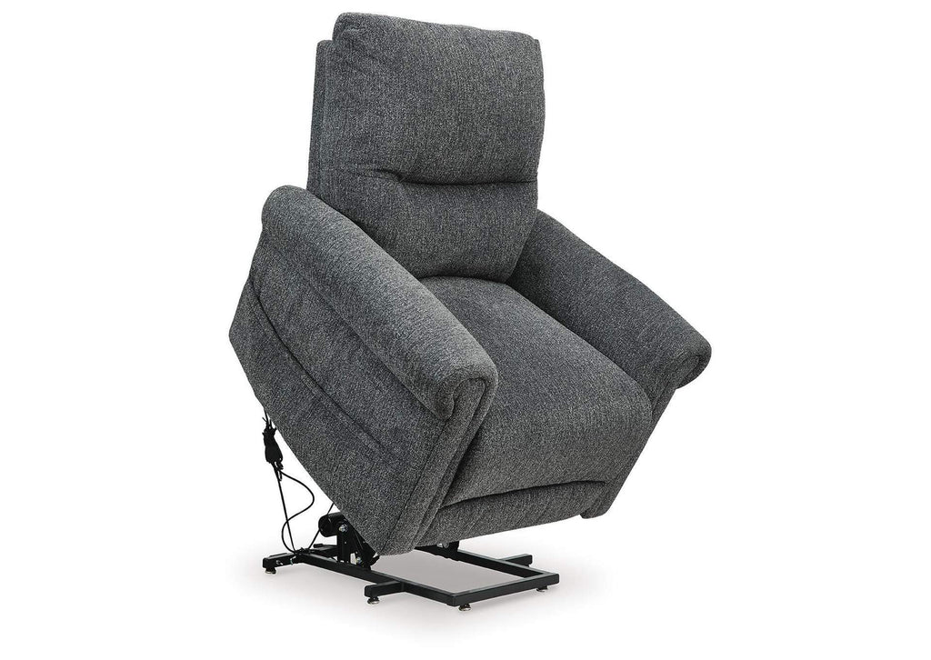 Aureta Power Lift Recliner angled view