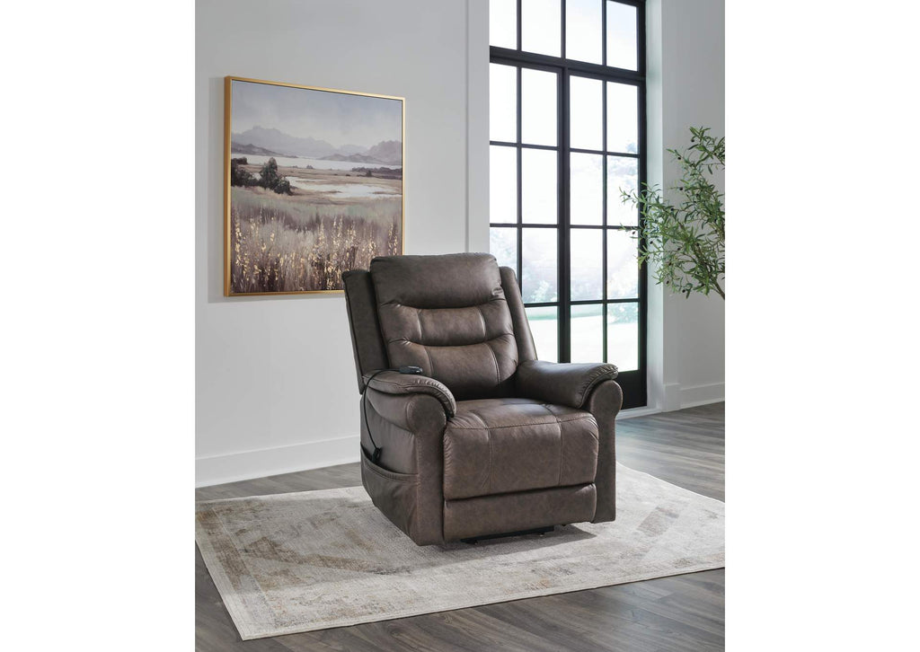 Oatman Power Lift Recliner angled view