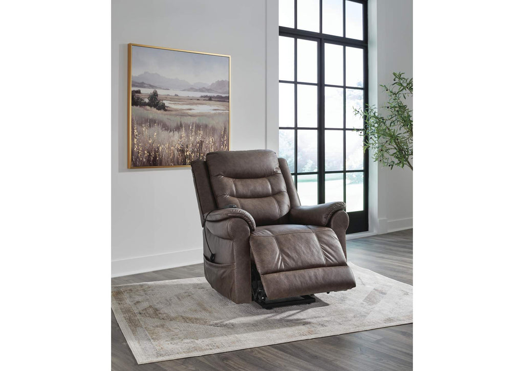Oatman Power Lift Recliner angled view