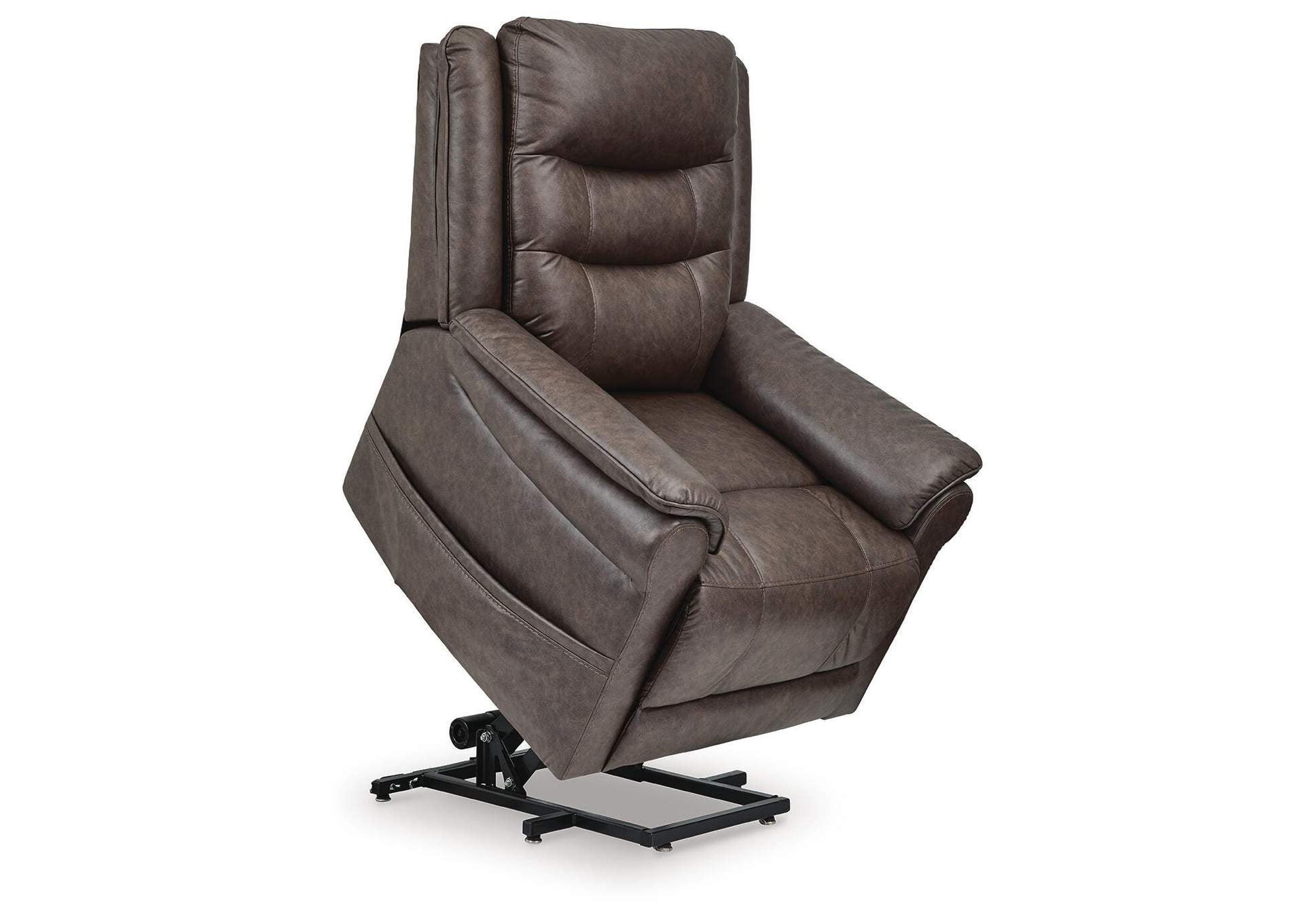 Oatman Power Lift Recliner angled view