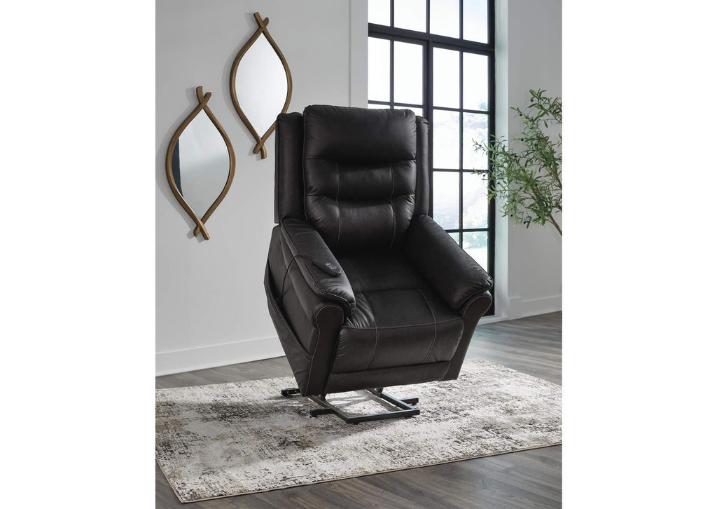 Oatman Power Lift Recliner angled view