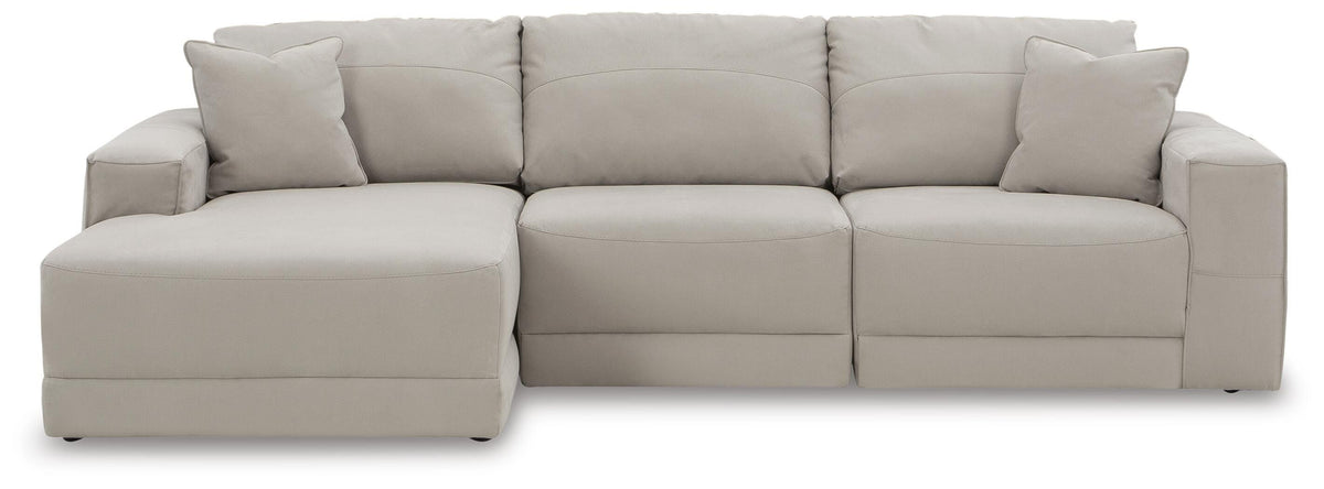 Next-Gen Gaucho sectional, 3-Piece Sectional Sofa with Chaise · Left-Facing Chaise · 113 × 68 × 36 in, view 3