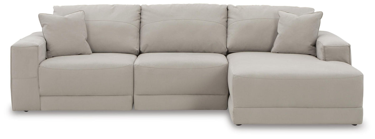 Next-Gen Gaucho sectional, 3-Piece Sectional Sofa with Chaise · Right-Facing Chaise · 113 × 68 × 36 in, view 3